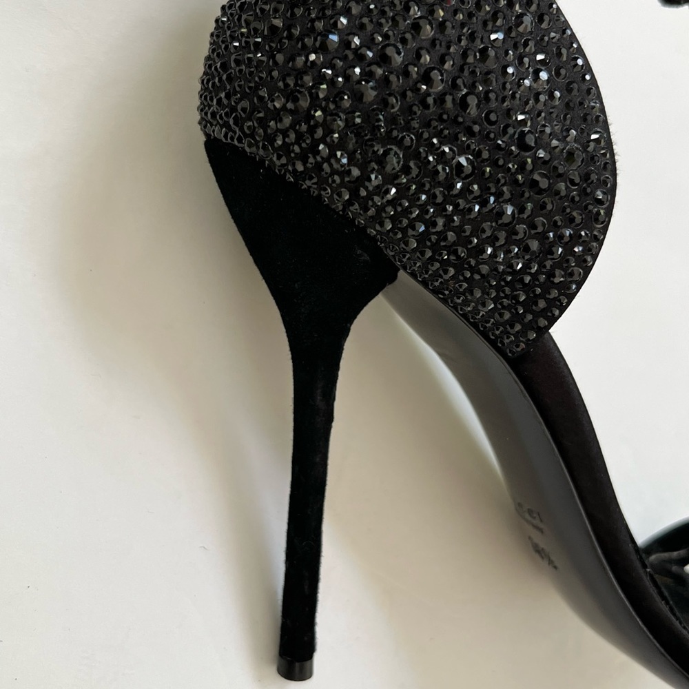 Gucci black studded sandal heels size 38.5 - Picture 11 of 13